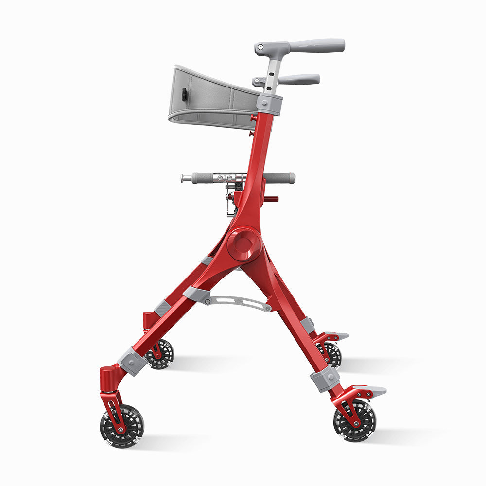 Ultra Lightweight Foldable Rollator for Adults – Z35 Walkers with Dual X-Design Supports 300 lbs Includes Carry Bag